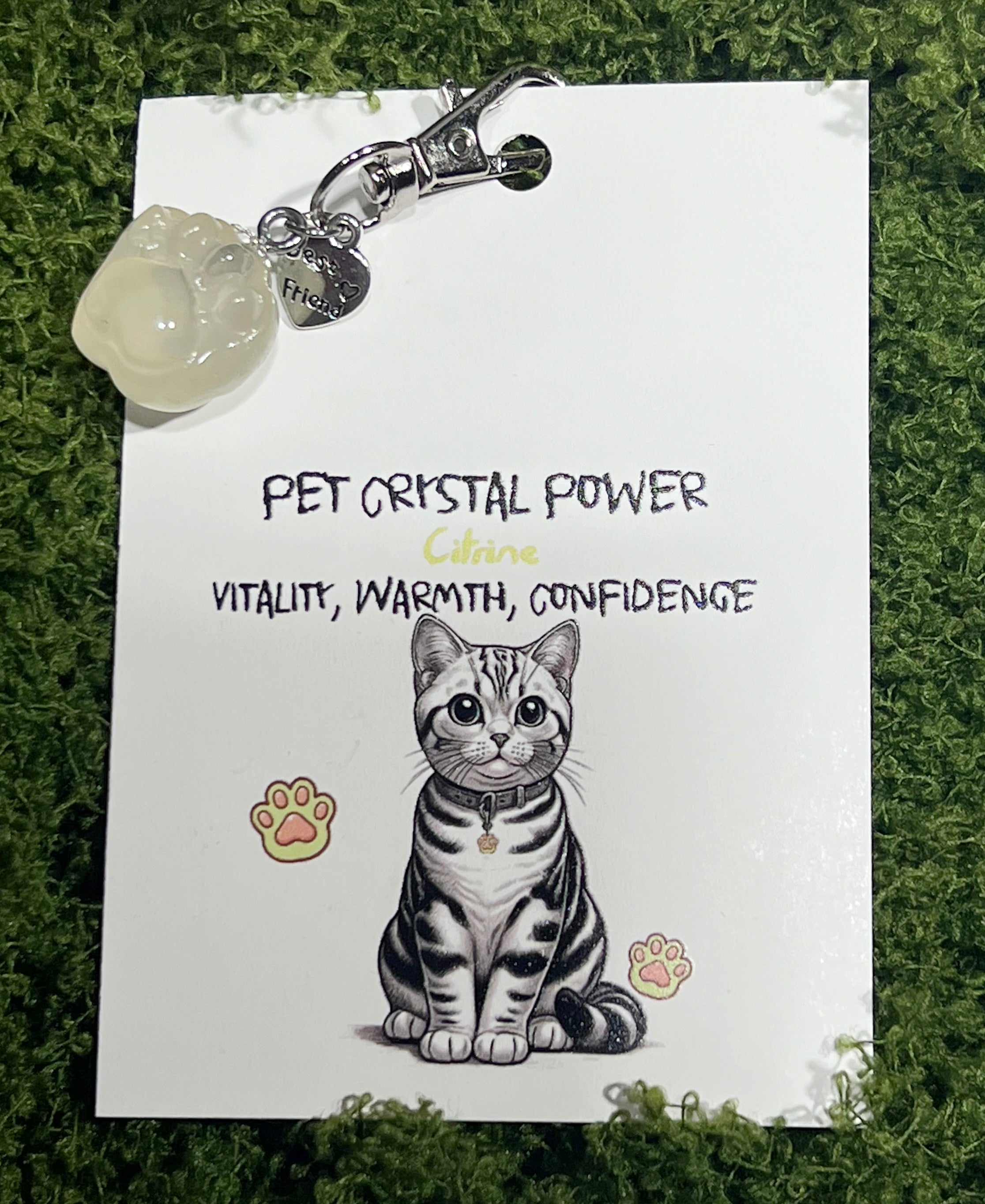 Crystal Power Hearling Crystal Charms for Pet