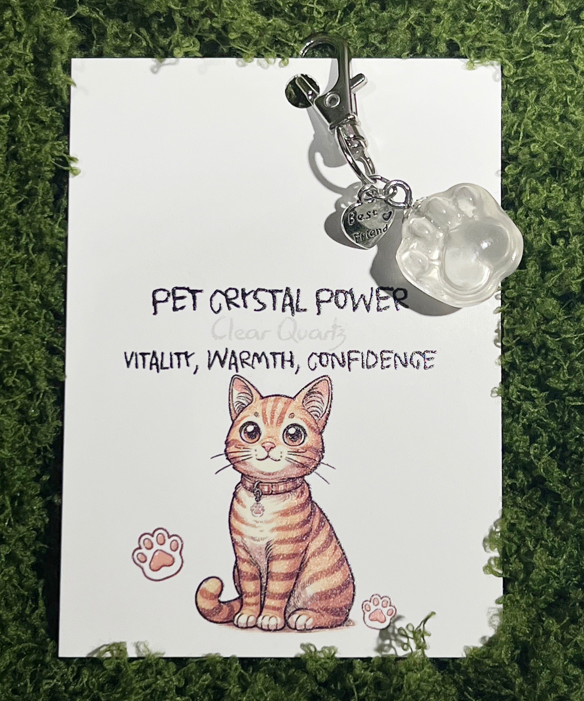 Crystal Power Hearling Crystal Charms for Pet